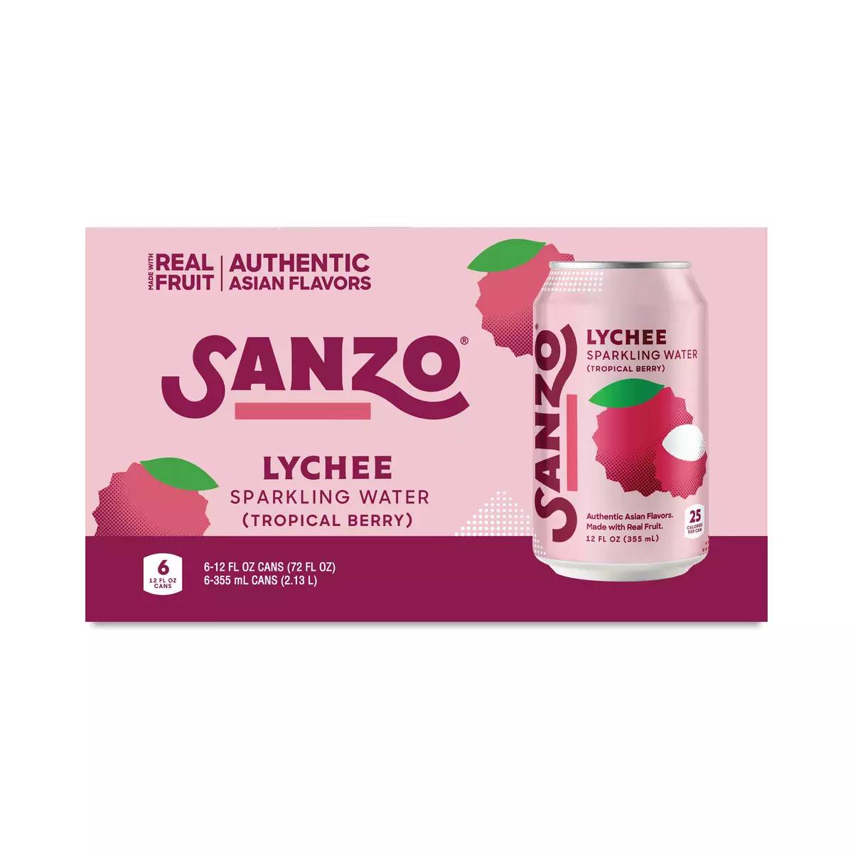 Sanzo Sparkling Water, Lychee