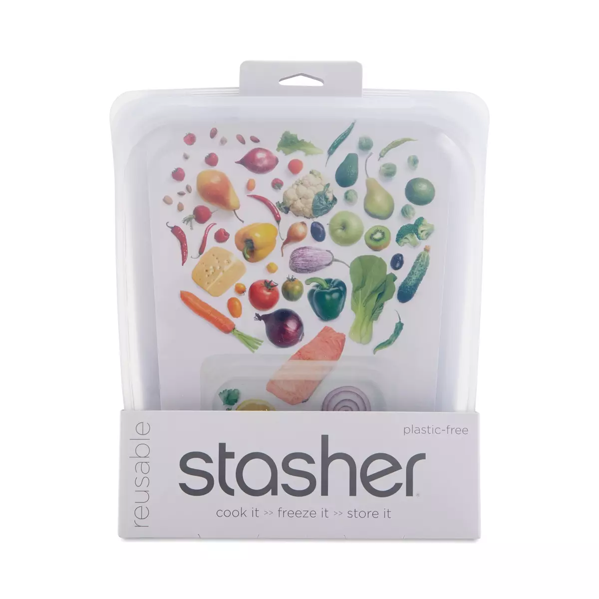 Stasher Reusable Silicone Half Gallon Bag