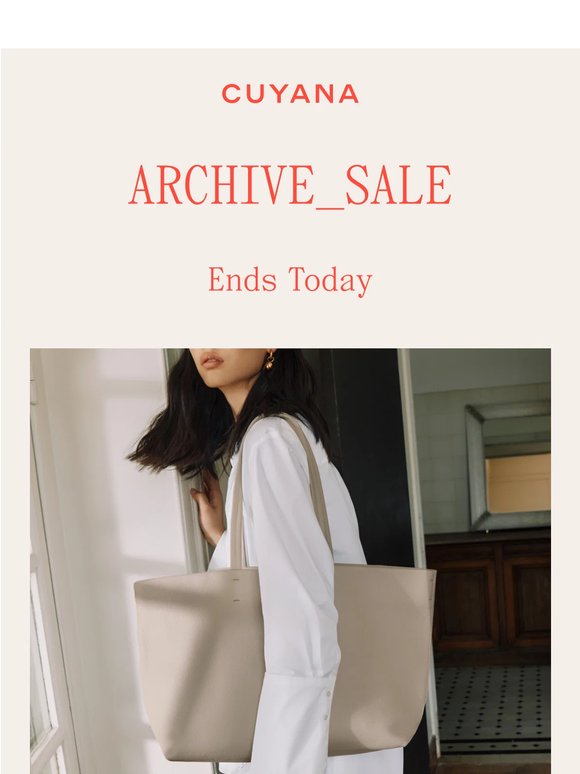 Archive Sale Ends Today