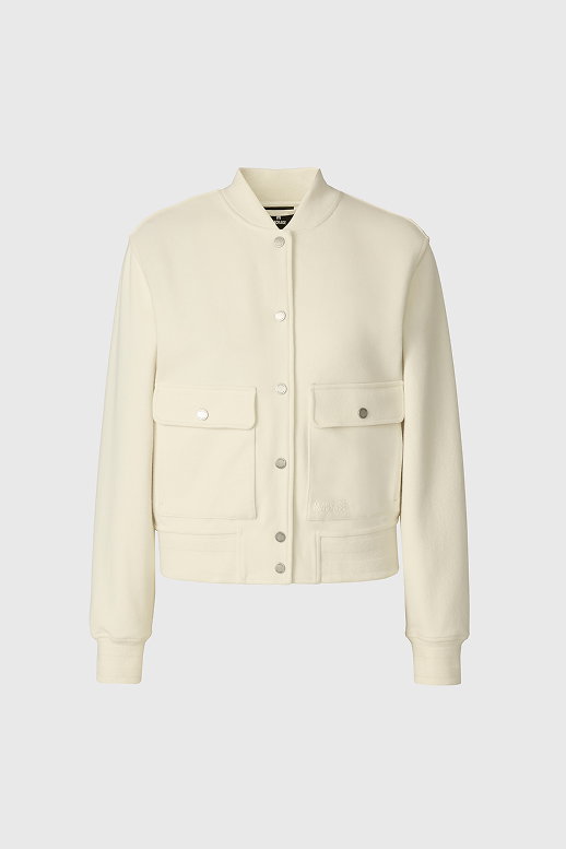 JUNIPER-K Brushed Knit Bomber Jacket