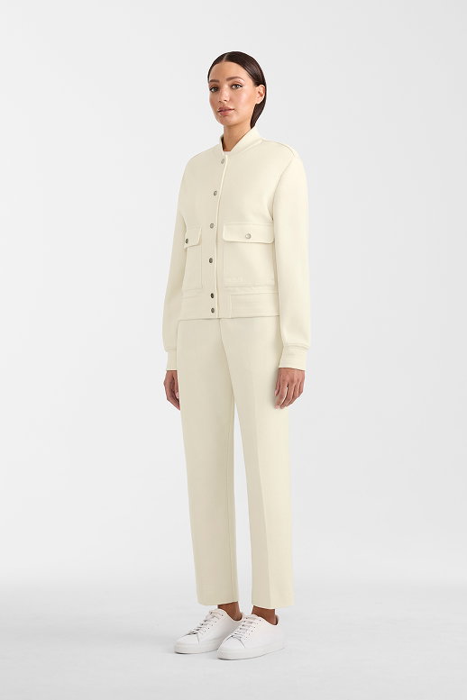 JUNIPER-K Brushed Knit Bomber Jacket