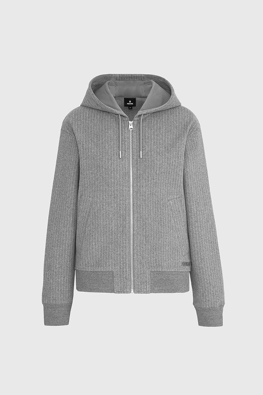 MATEA-K Brushed Knit Zip Hoodie