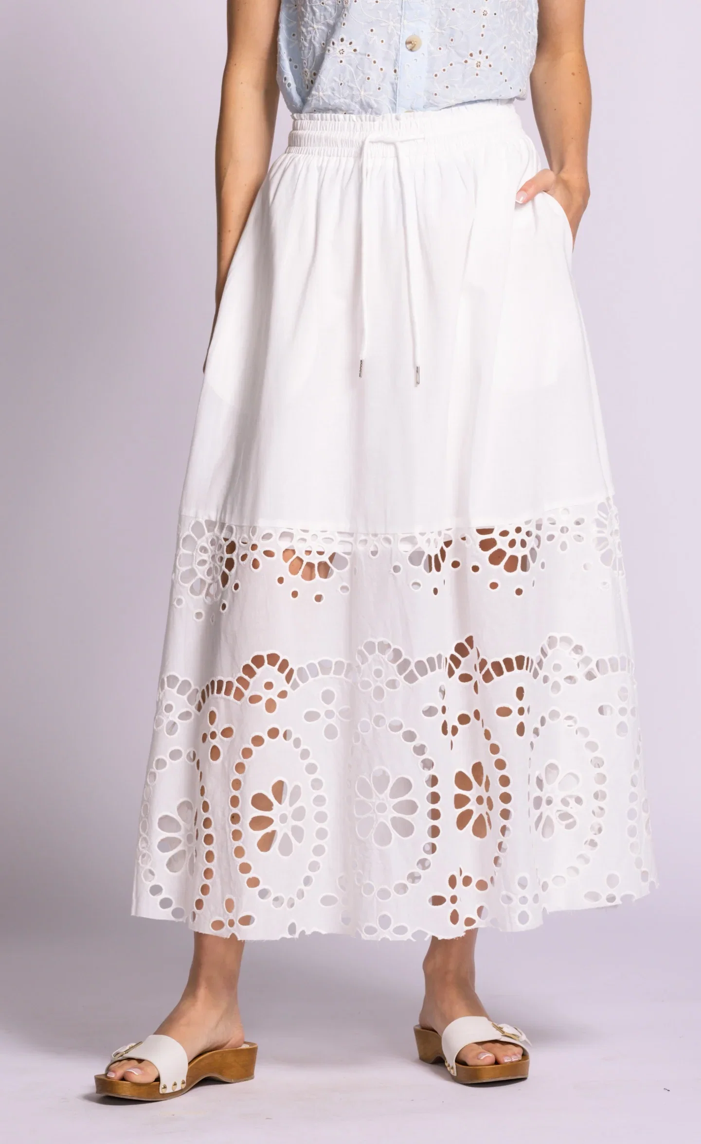 Jolene Skirt White