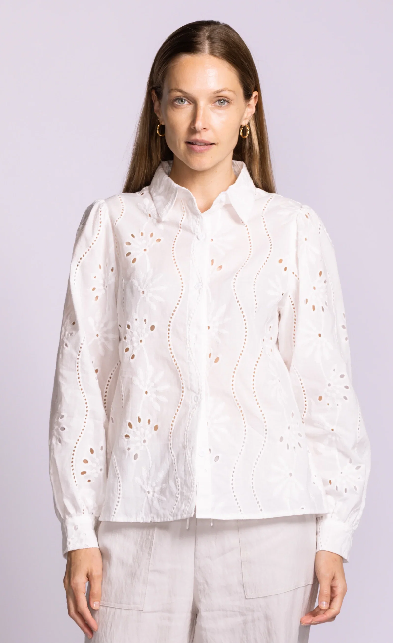 Cynthia Top White