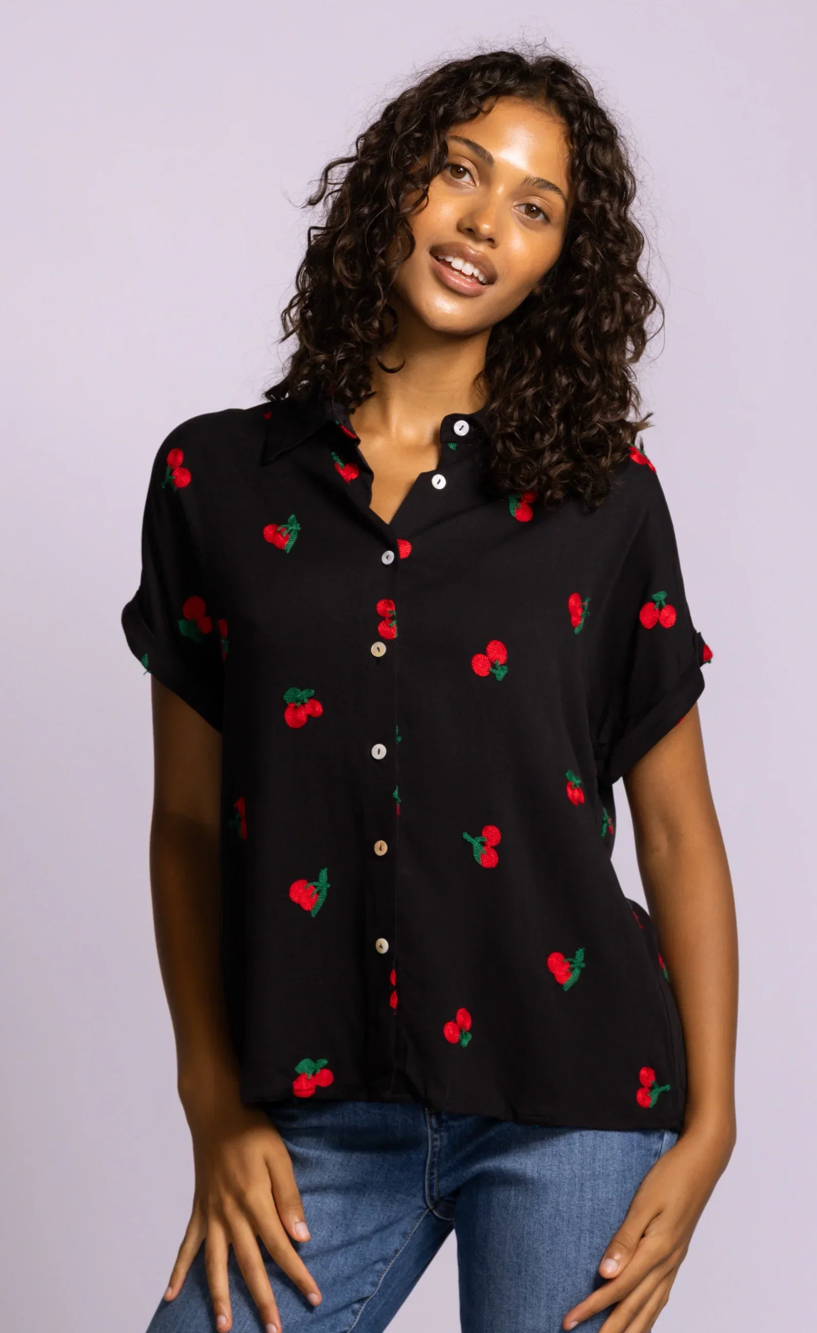 Mon Cherry Top Black