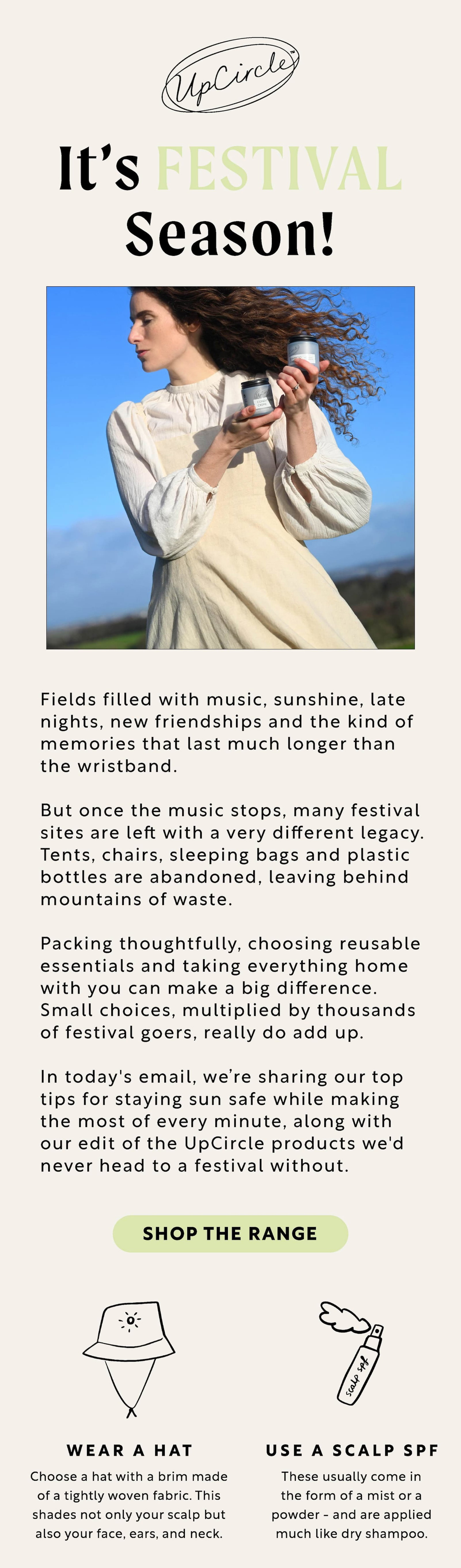 Festival season essentials - Shop now!