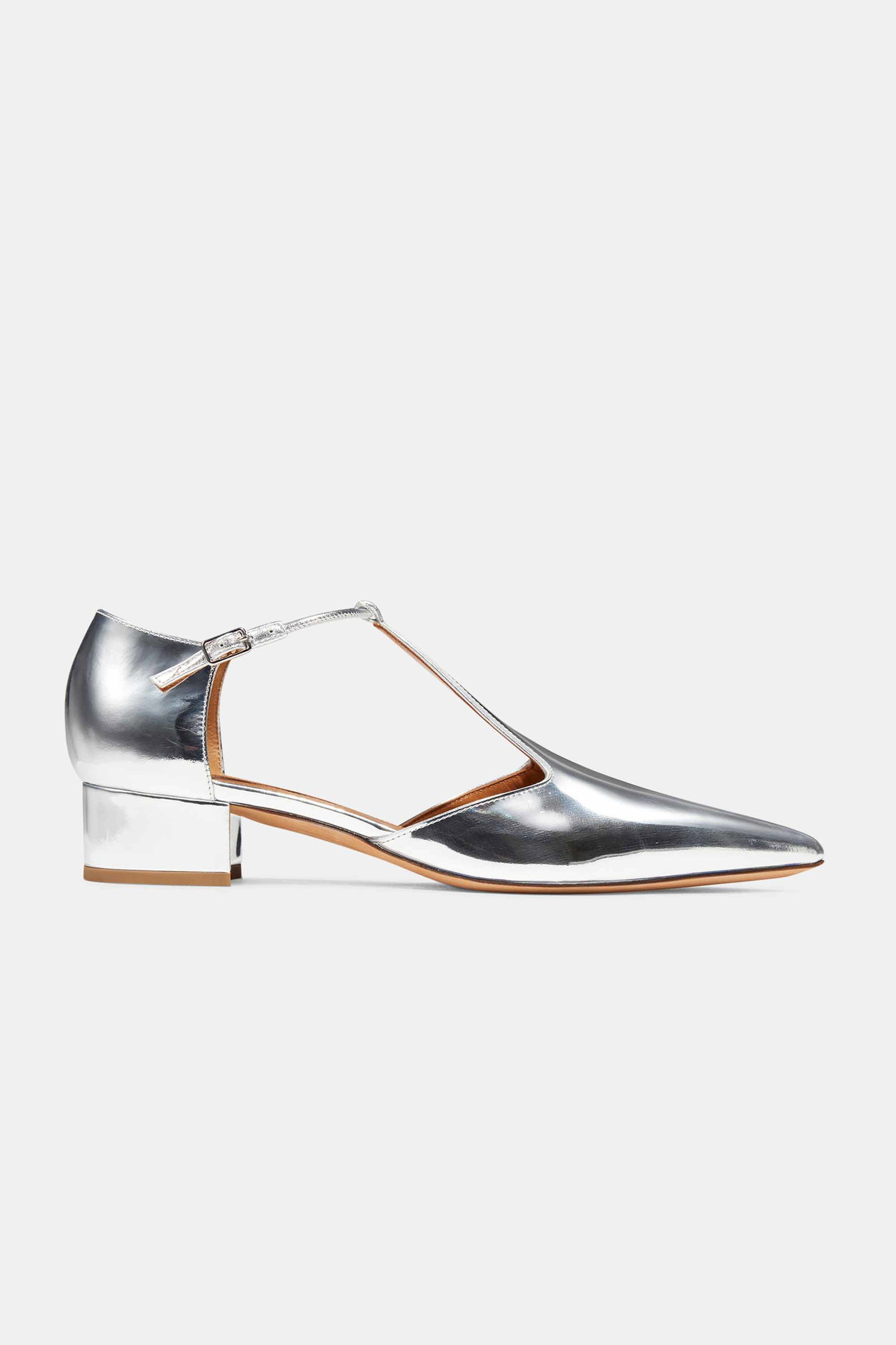 Image of Chelsea in Silver Mirrored Metallic
