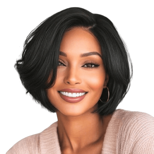 Pixie Cut Wig Short Bob Wigs with Side Part Lace Front Human Hair Wigs