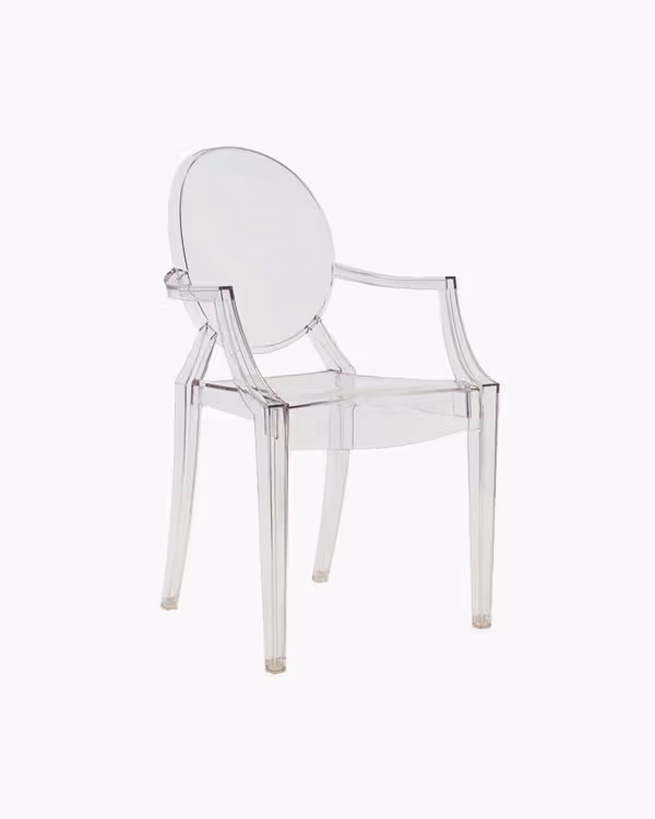 Sedia Louis Ghost, trasparente