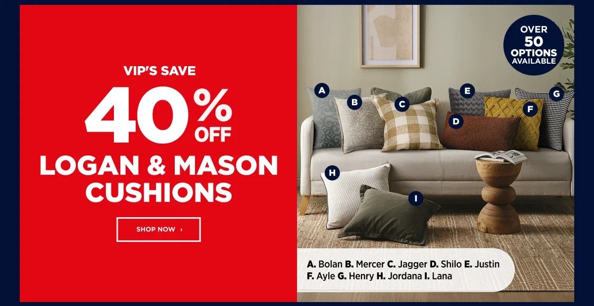 Logan & Mason Cushions