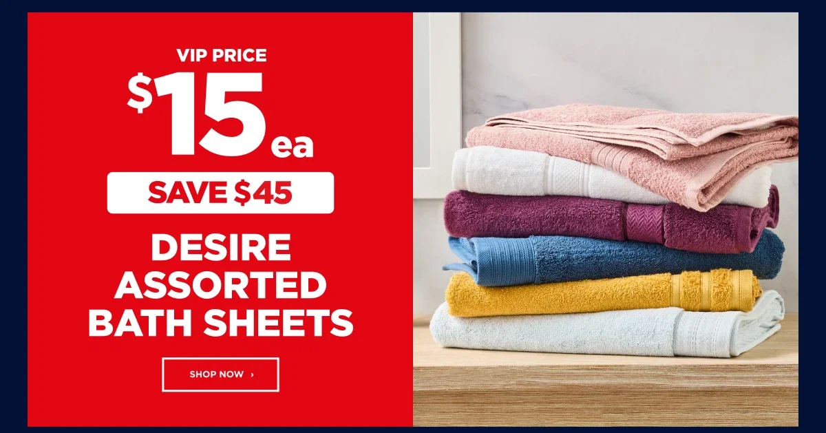 Desire Assorted Bath Sheet