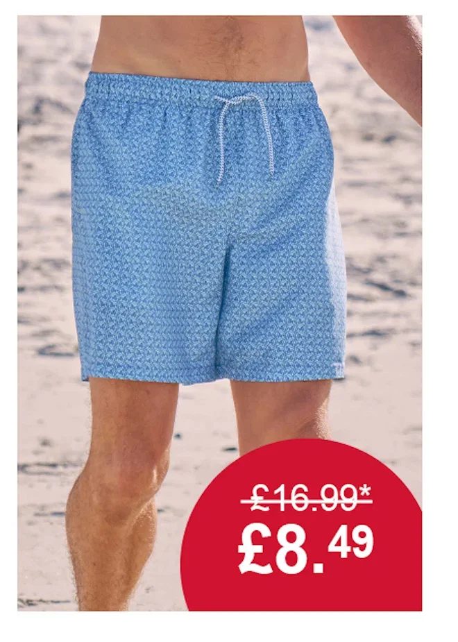 Aruba Printed Mens Swimshorts