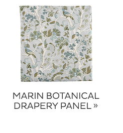 Marin Botanical Drapery Panel