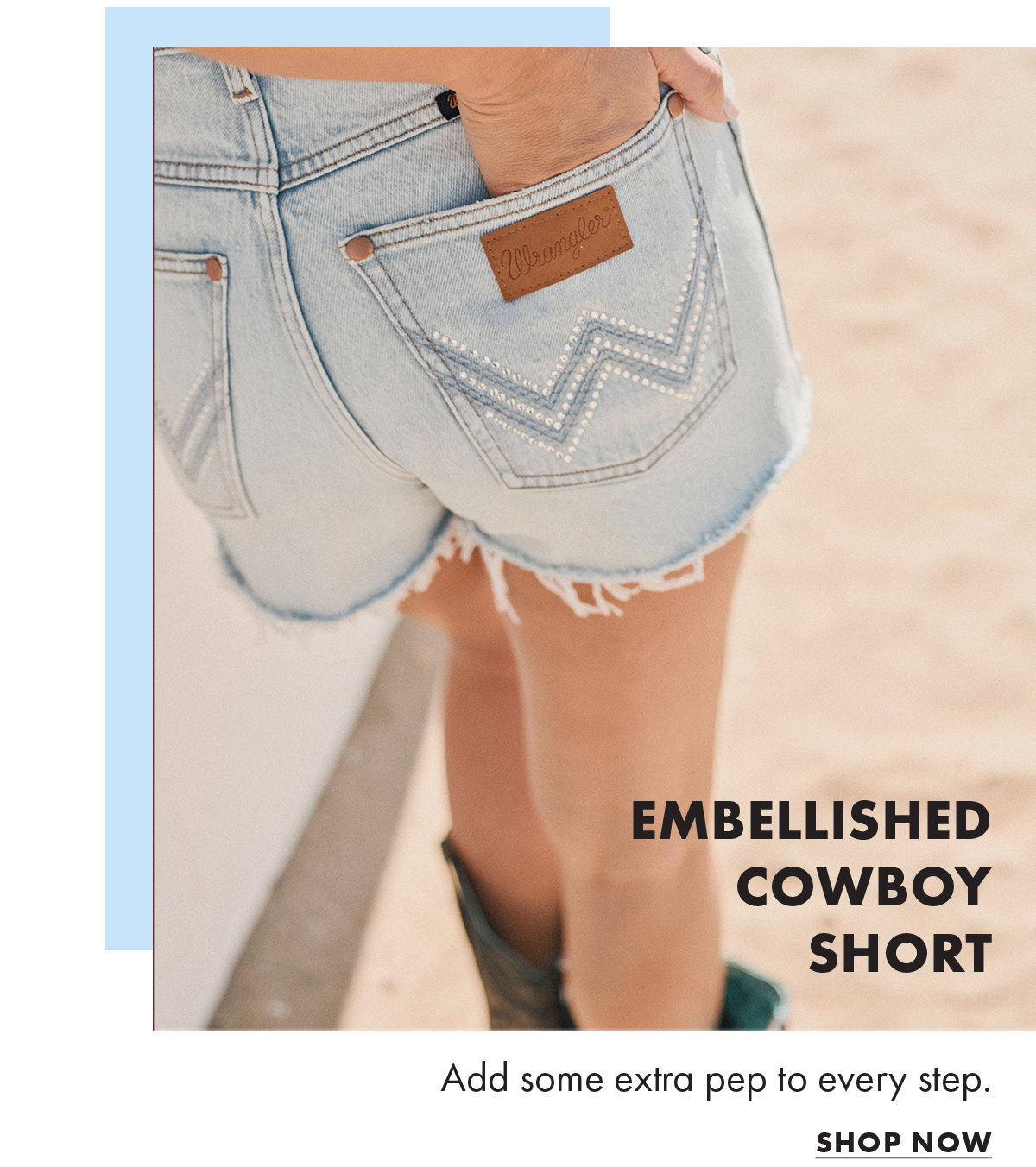 Embellished Cowboy Short Shop Now