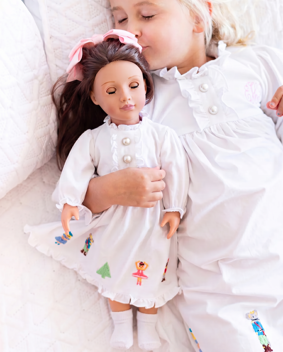 Nutcracker Embroidered Knit Gown