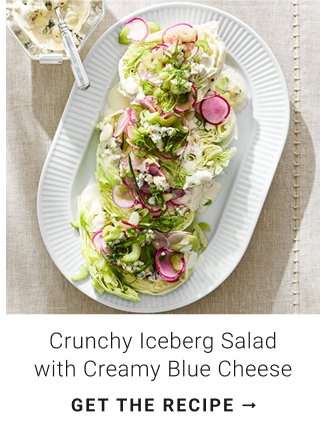 Crunchy Iceberg Salad with Creamy Blue Cheese - GET THE RECIPE