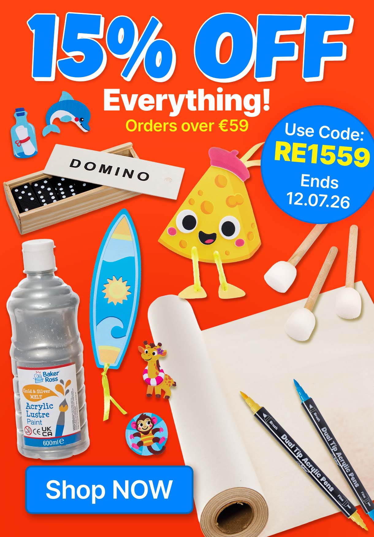 15% OFF Everything
