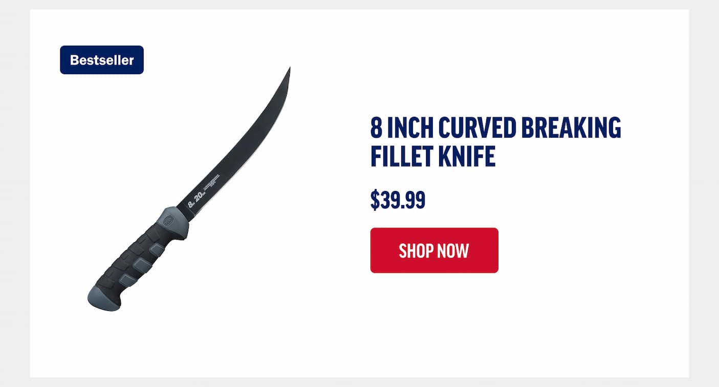 8 Inch Curved Breaking Fillet Knife
