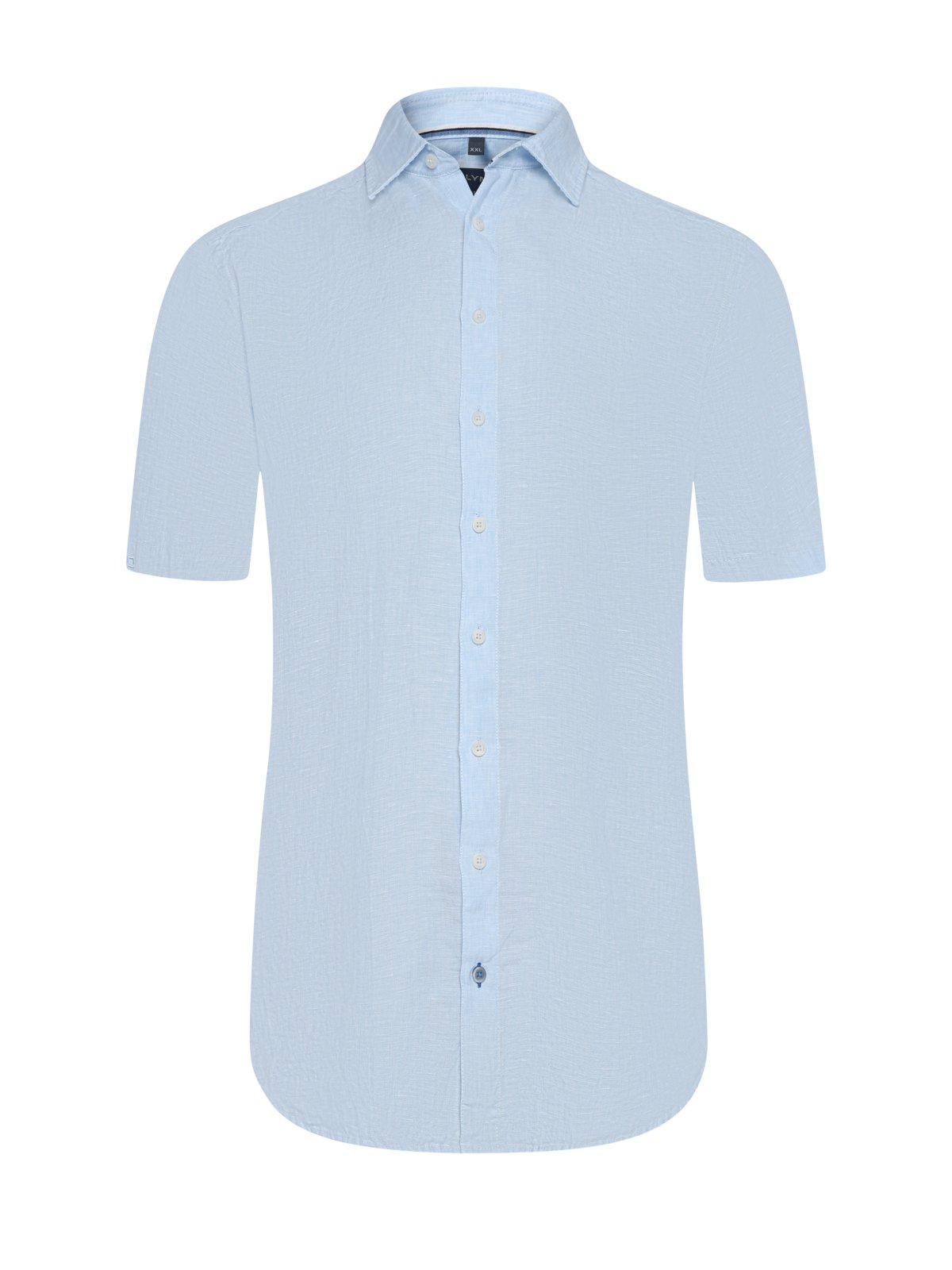 Lightweight short-sleeved linen shirt