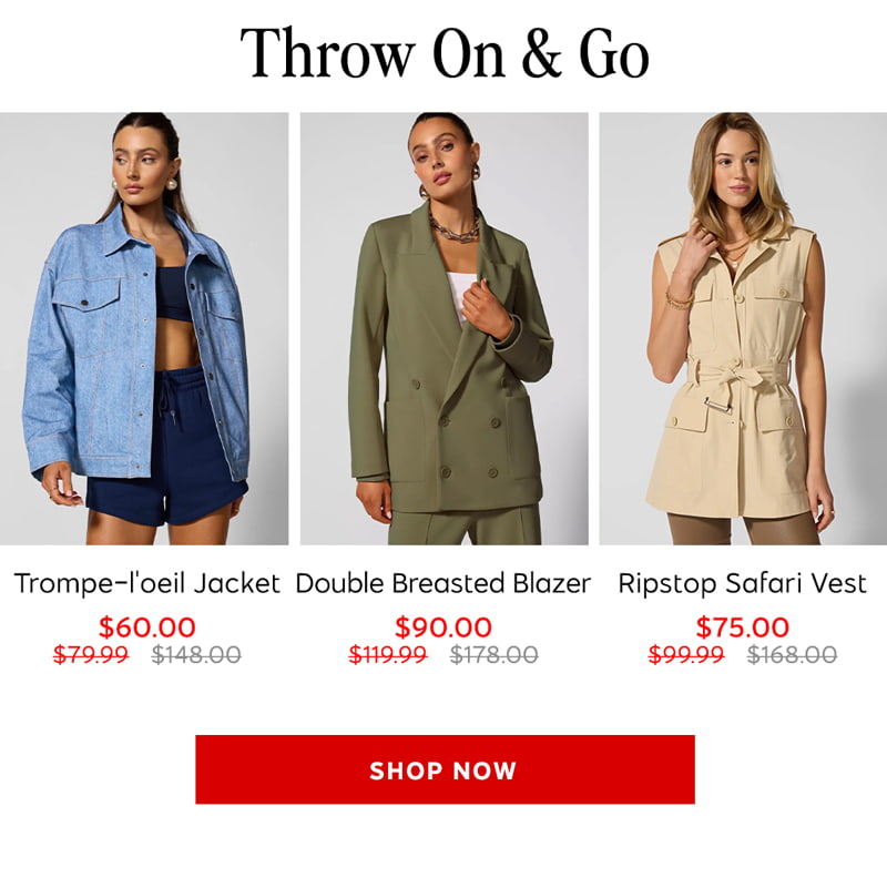 Throw On & Go