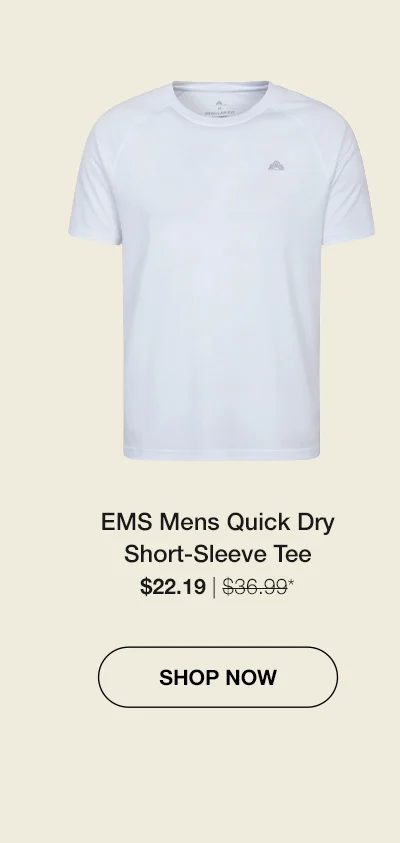 EMS Mens Quick Dry Short-Sleeve Tee