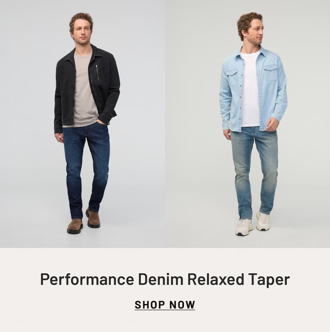 Performance Denim Relaxed Taper