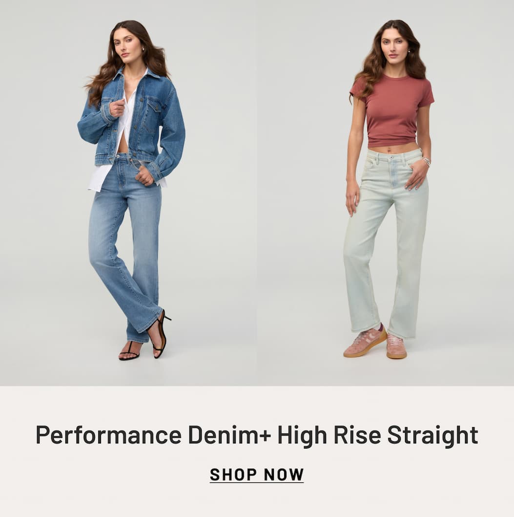 Performance Denim+ High Rise Straight