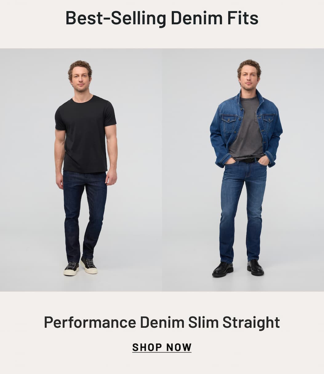Performance Denim Slim Straight
