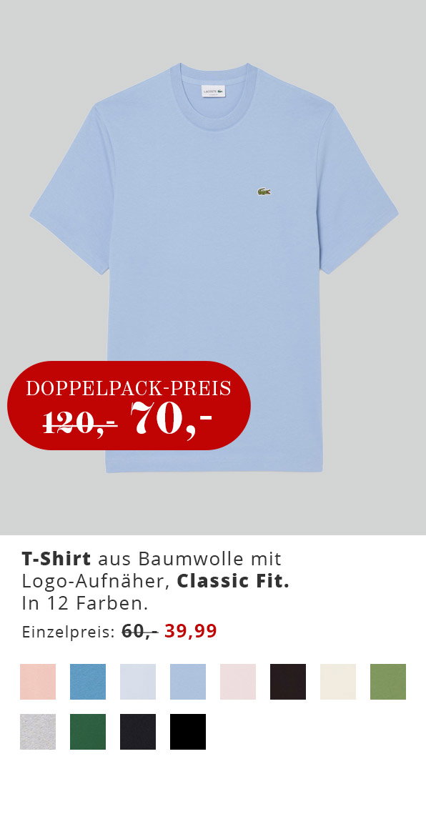 Lacoste T-Shirt Doppelpack