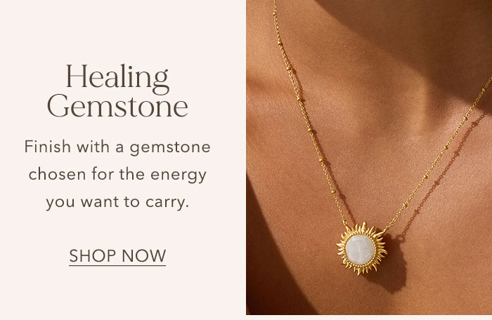 Finish with a gemstone