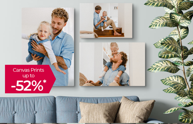 Canvas Prints with UV-resistant inks, totally free of solvents