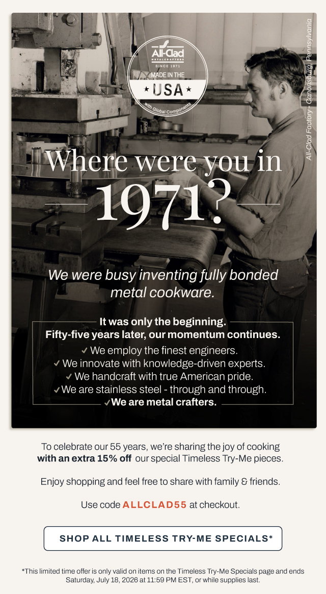 Shop all timeless try-me specials