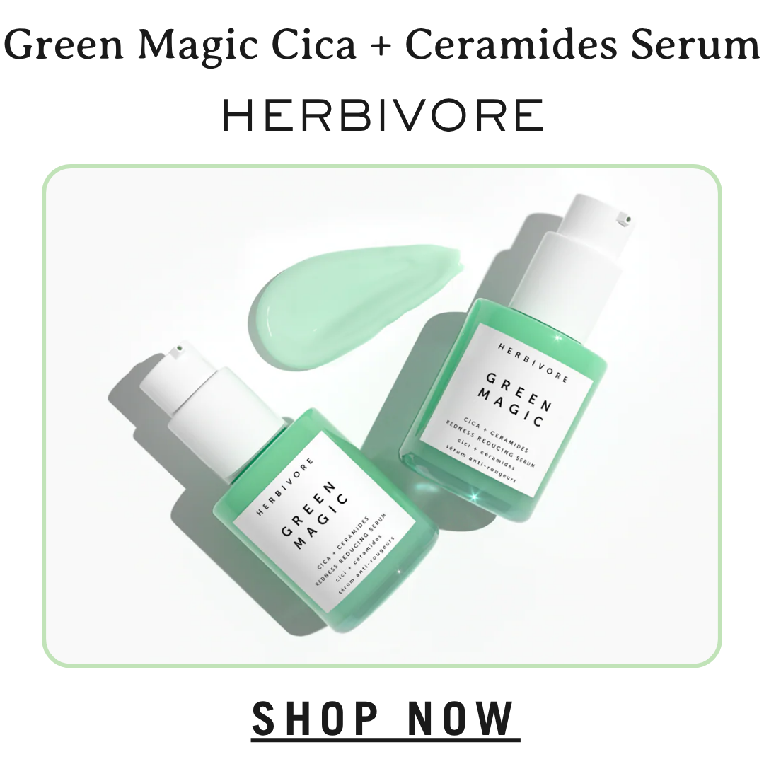 Herbivore Green Magic Cica + Ceramides Redness Reducing Serum