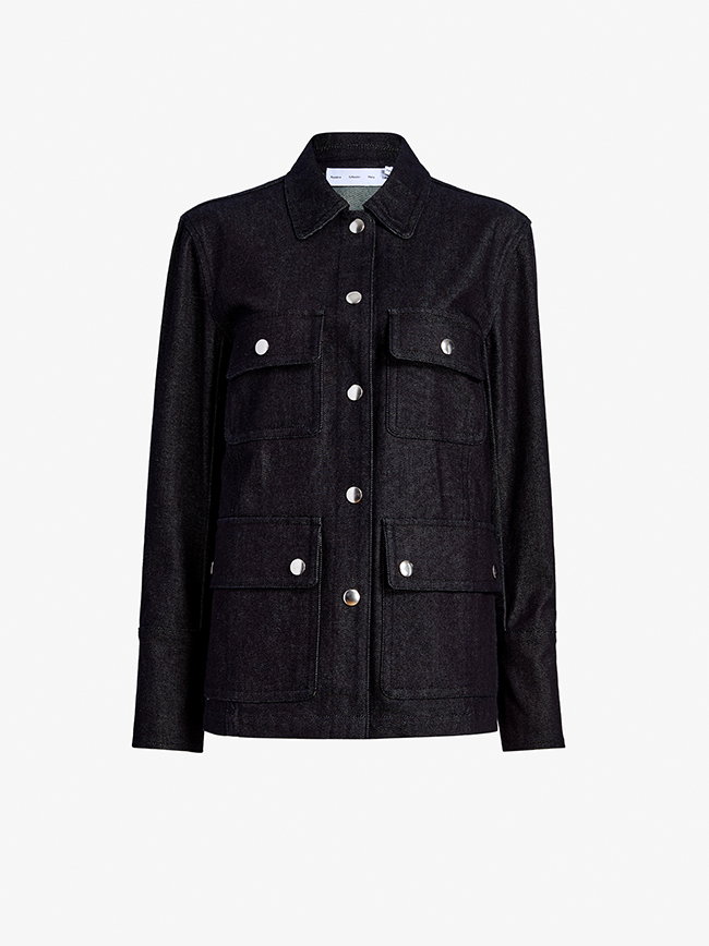 Stella Jacket in Stretch Twill in indigo