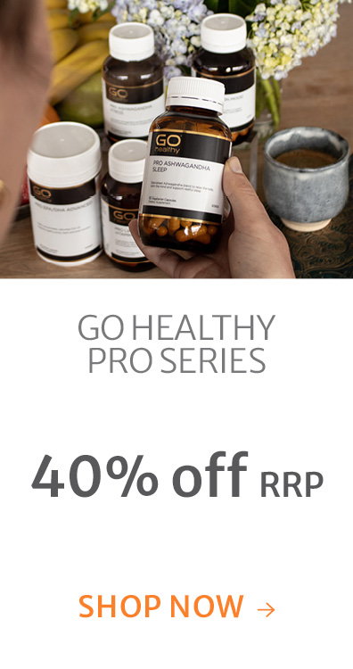 40% off RRP on GO Healthy PRO Series