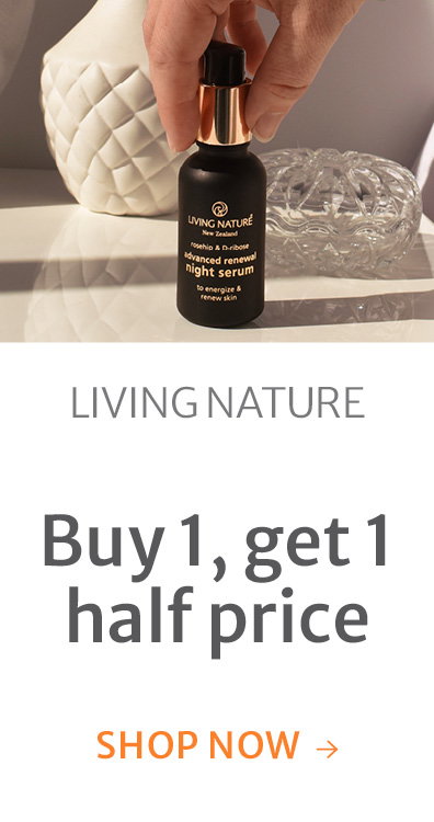Buy 1, get 1 half price on Living Nature