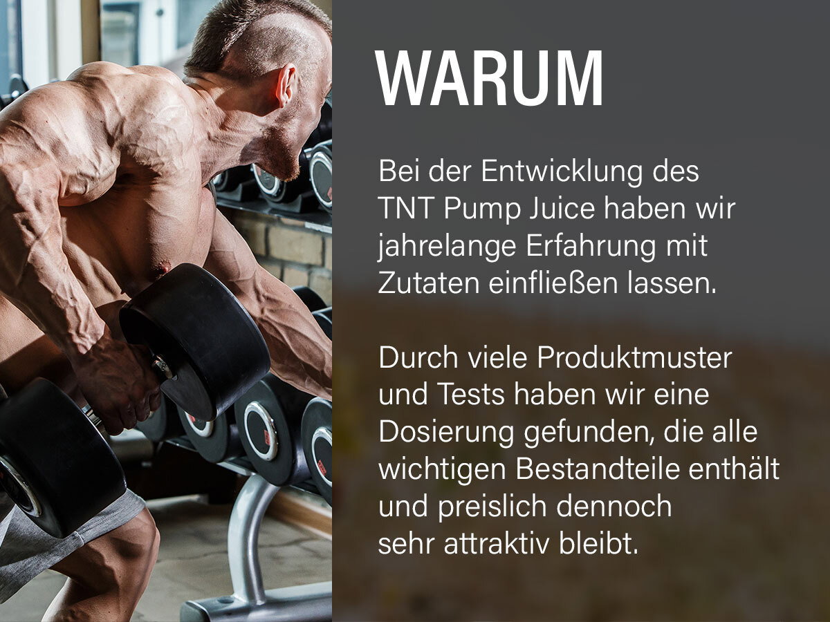 Warum TNT Pump Juice