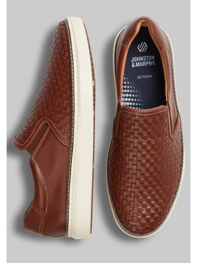 Johnston & Murphy McGuffey 2 Woven Slip-On Shoes