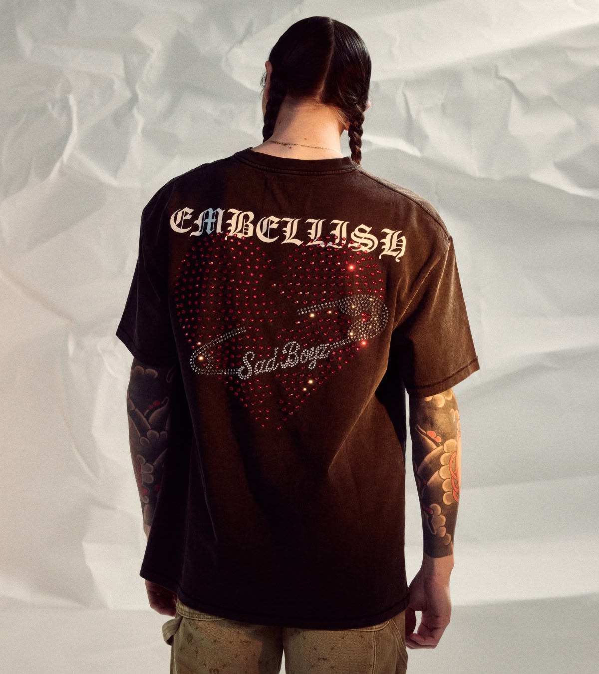 Shop men's t-shirts, including embellished tees from Sad Boyz