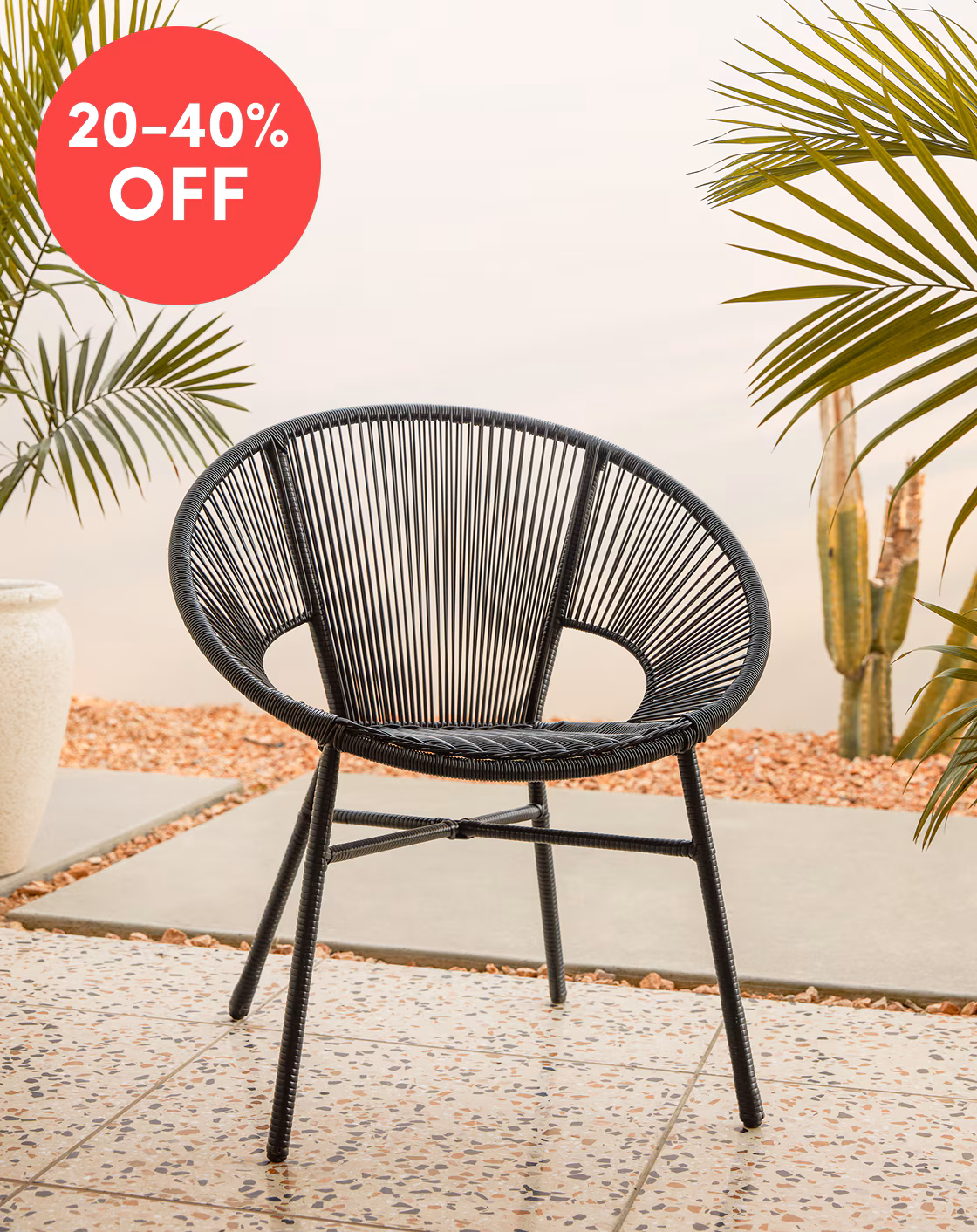 20-40%
OFF Accent Chairs