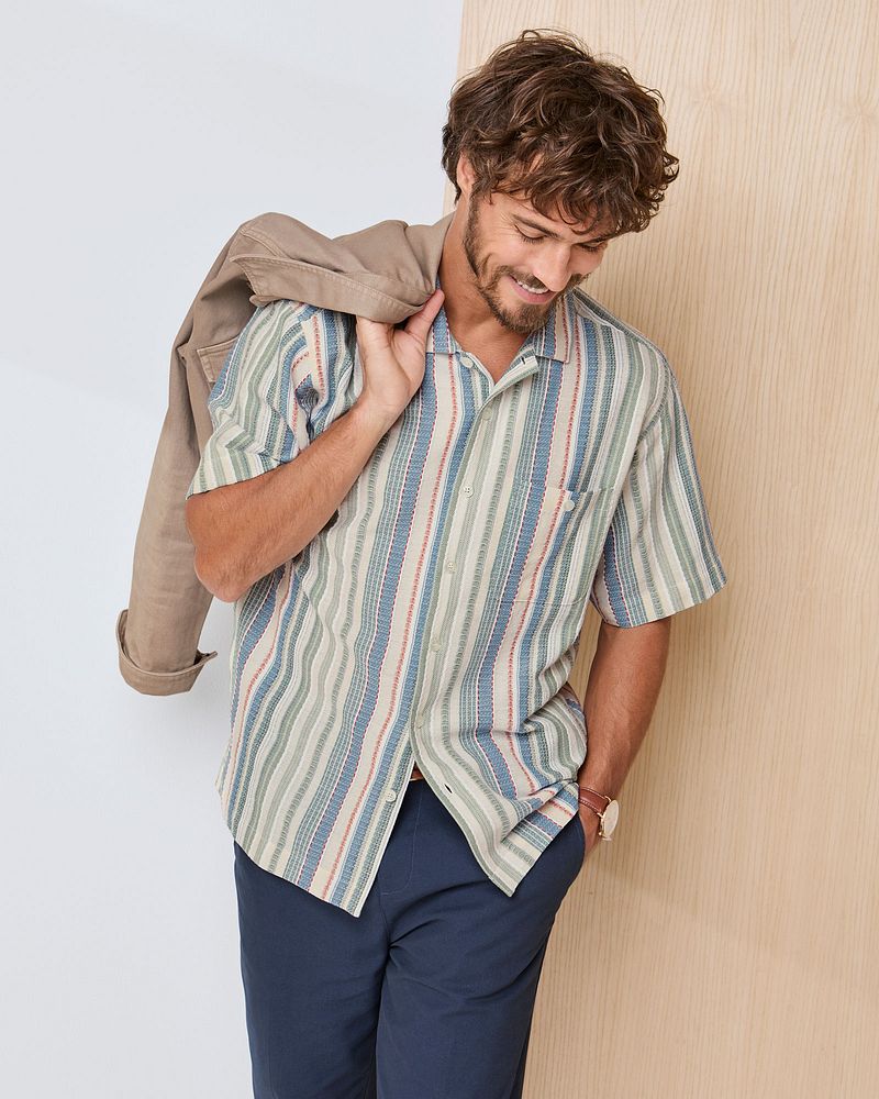 Signature Short Sleeve Casual Cotton Shirt