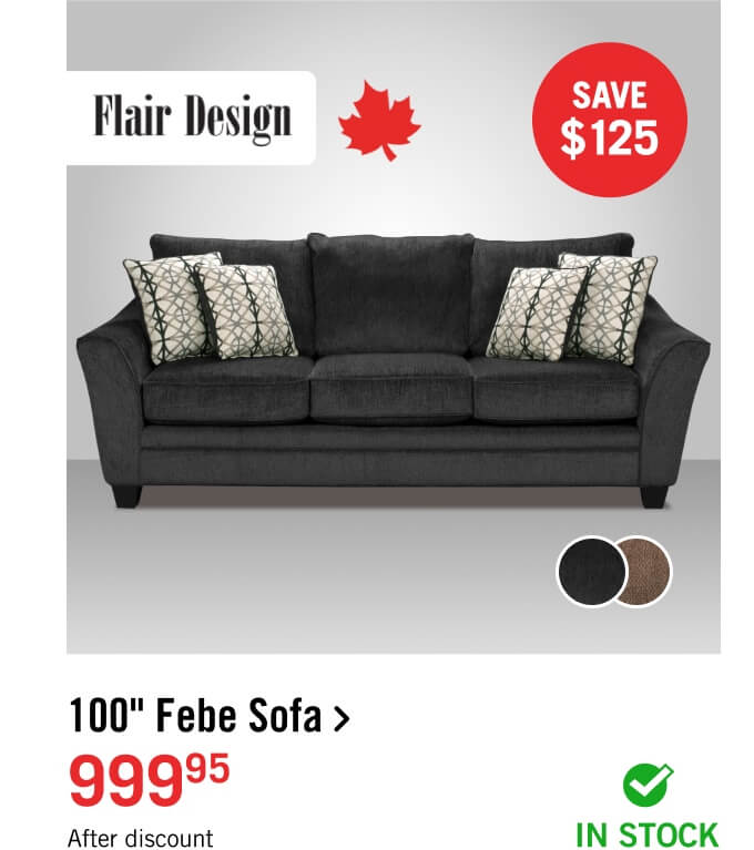 100" Febe Sofa.