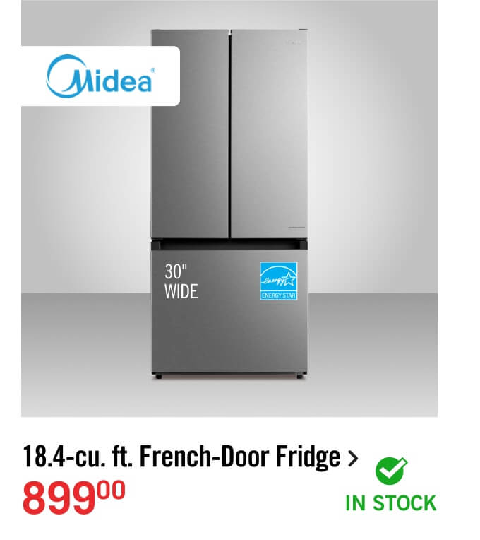 18.4-cu. ft. French-Door Fridge.