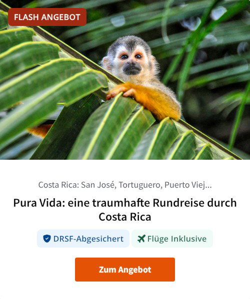 Pura Vida: eine traumhafte Rundreise durch Costa Rica