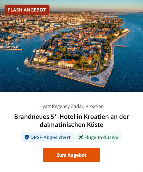 Brandneues 5*-Hotel in Kroatien an der dalmatinischen Küste