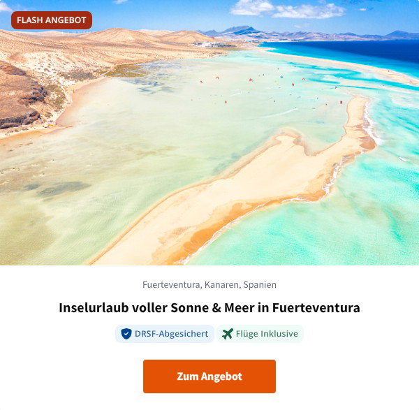 Inselurlaub voller Sonne & Meer in Fuerteventura
