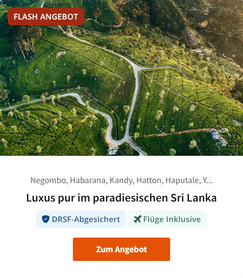 Luxus pur im paradiesischen Sri Lanka