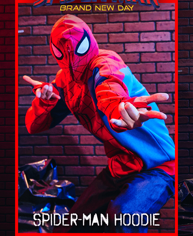 Spider-Man Hoodie Now Available for Pre-Order.