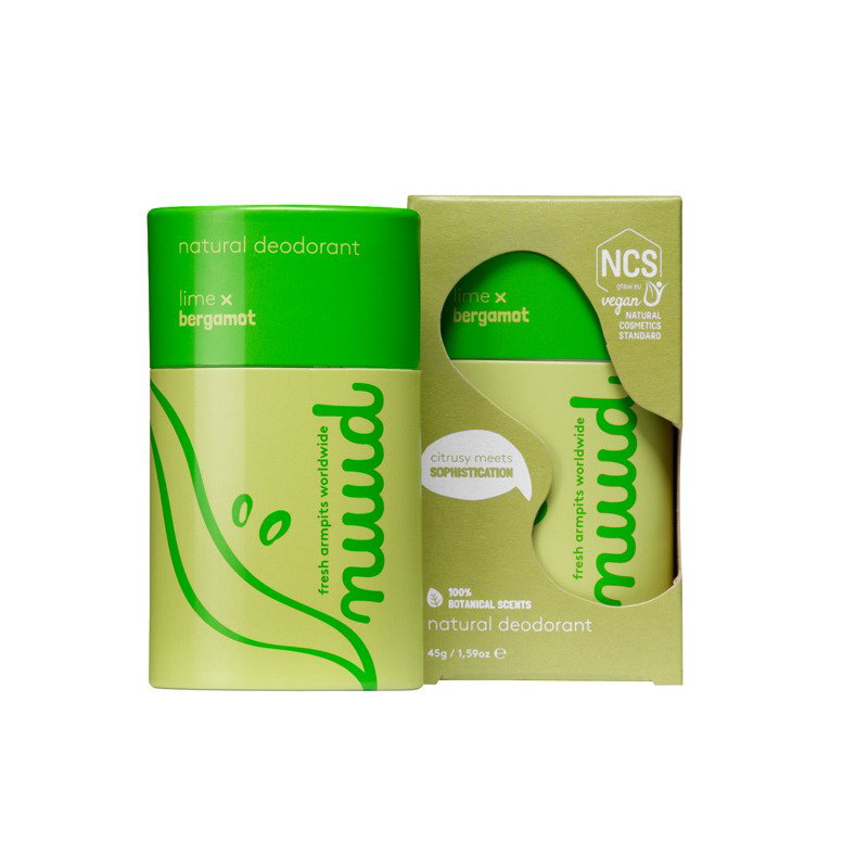 Image of Nuud Natural Lime x Bergamot Stick Vegan Deodorant 45gr