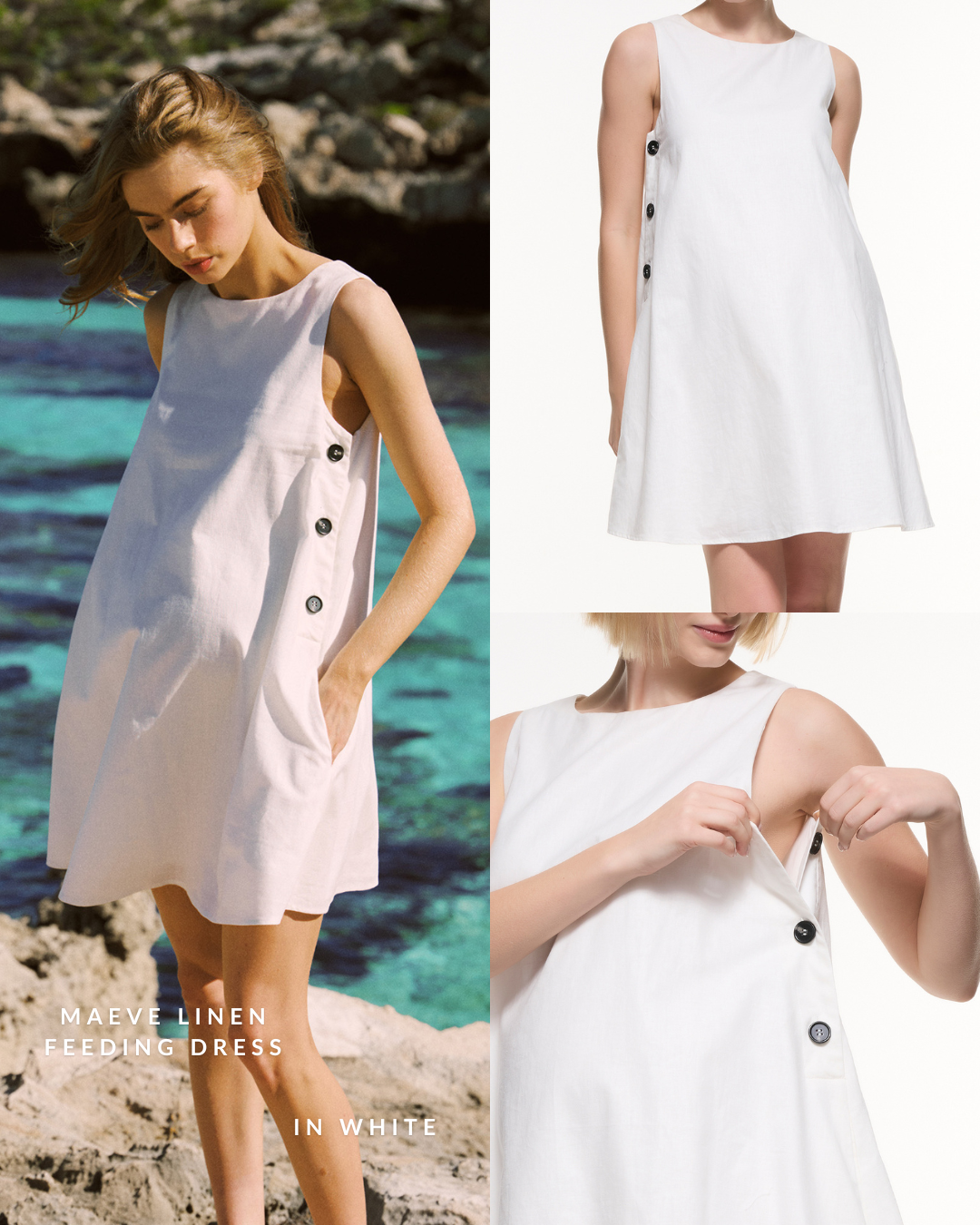 Maeve Linen Feeding Dress